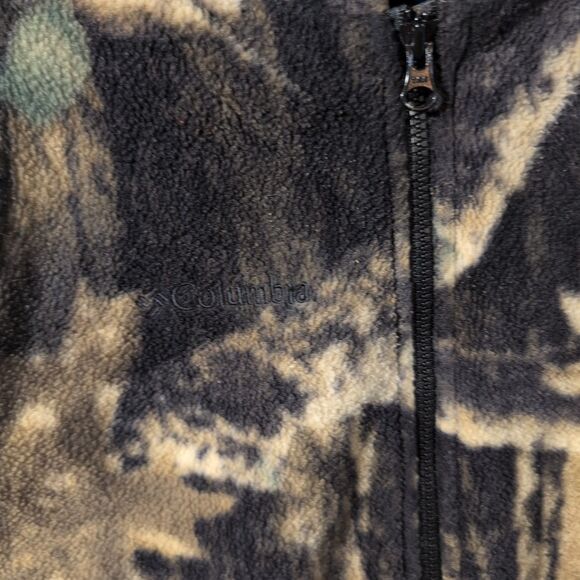 Columbia Camo Fleece One Piece 12 Months Outfit Cute - Fold Over Hands & Feet - Picture 2 of 8